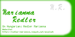 marianna redler business card